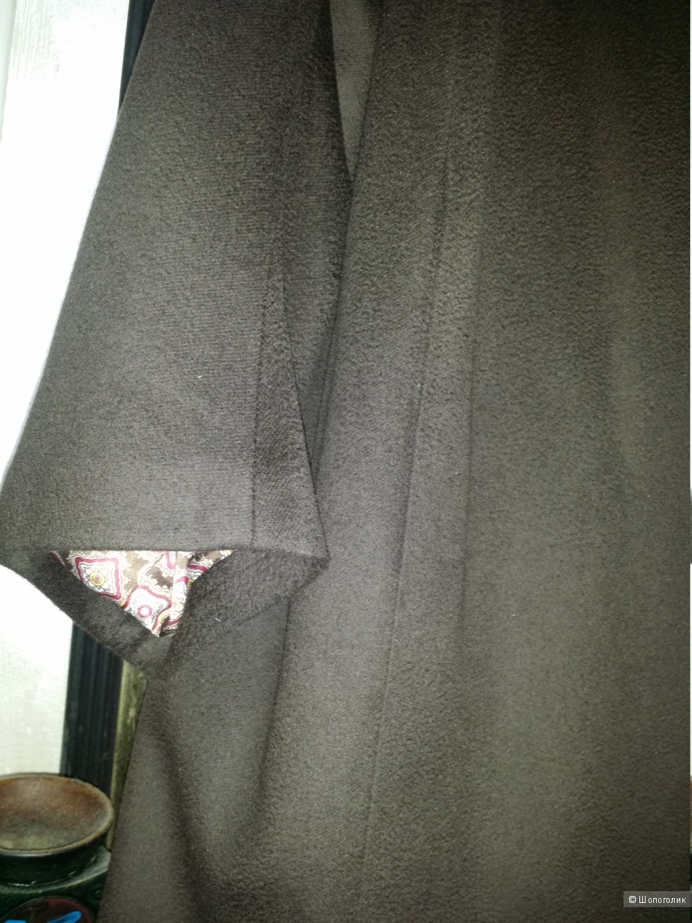Кашемировое пальто шоколадного цвета  Immagi, 44