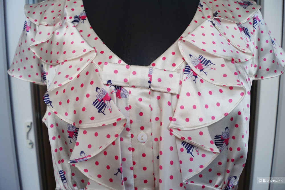 Шелковая блуза Luisa Spagnoli р.46-48