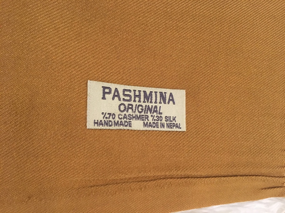 Палантин Pashmina, размер 72*186