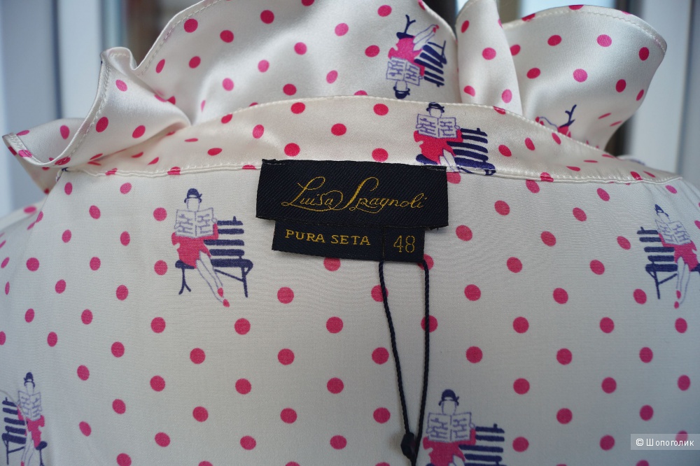 Шелковая блуза Luisa Spagnoli р.46-48