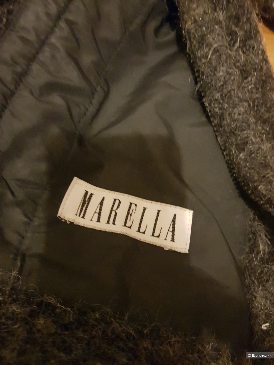 Шерстяное пальто фирмы Marella, размер s.