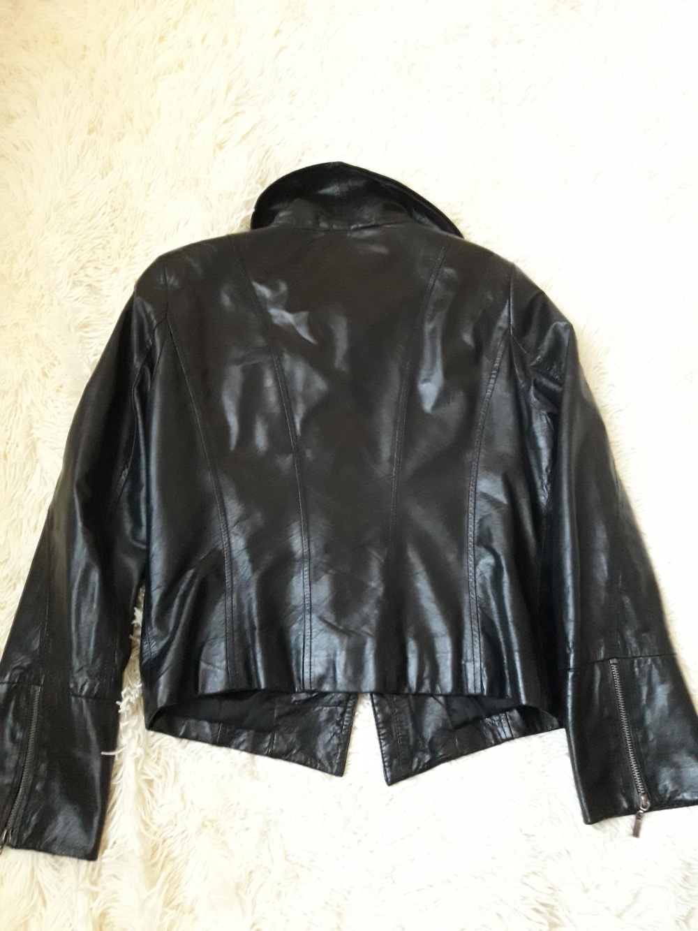 Куртка кожаная, размер 46
