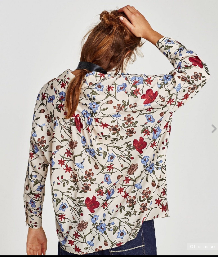 Рубашка Zara collection, размер оверсайз
