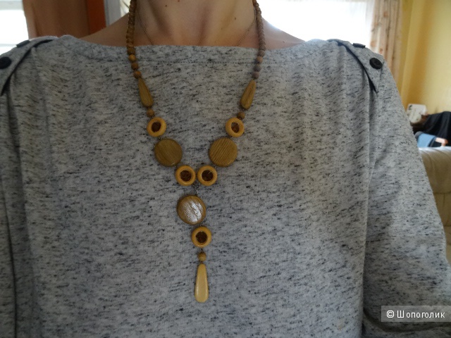 Сет: ожерелье и браслет, one size