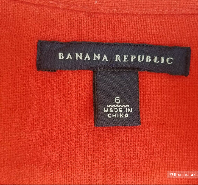 Платье-сафари Banana republic, размер 6 американский