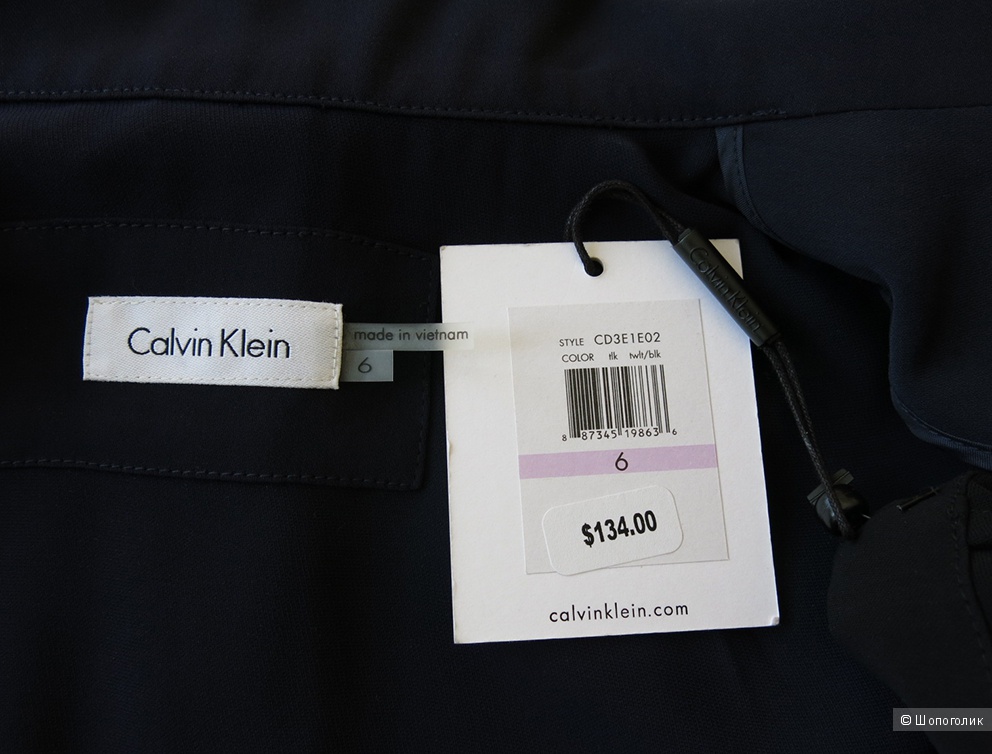 Платье-рубашка Calvin Klein 6 US (36EU, 44-46 Рос.)