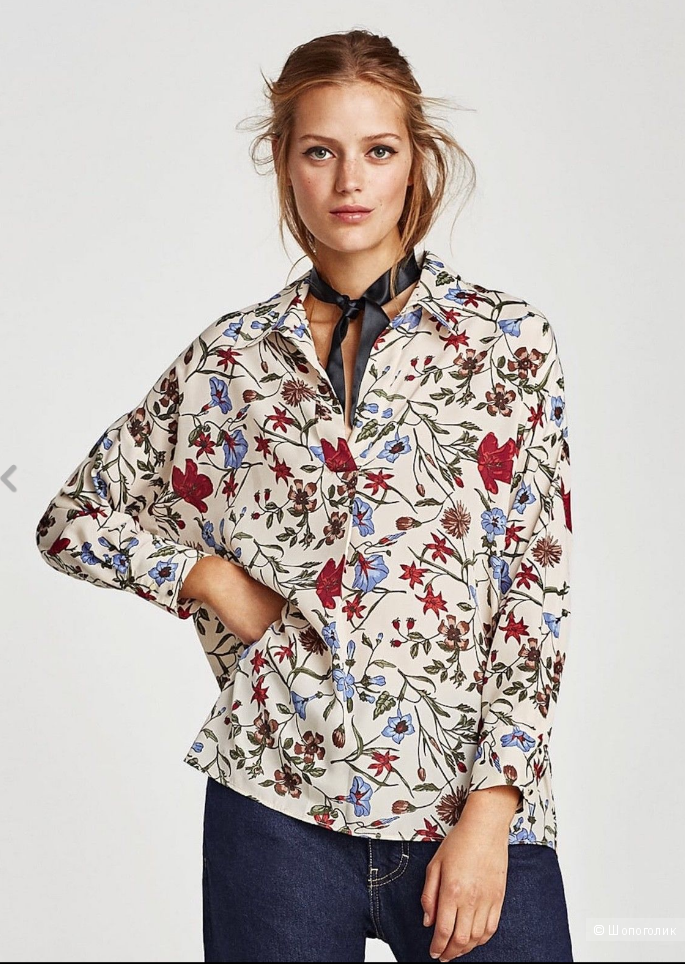 Рубашка Zara collection, размер оверсайз