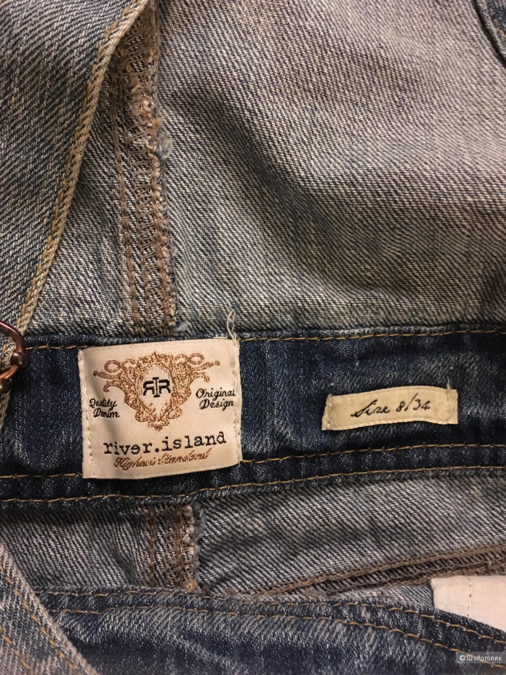 Джинсовый комбинезон River Island 44р