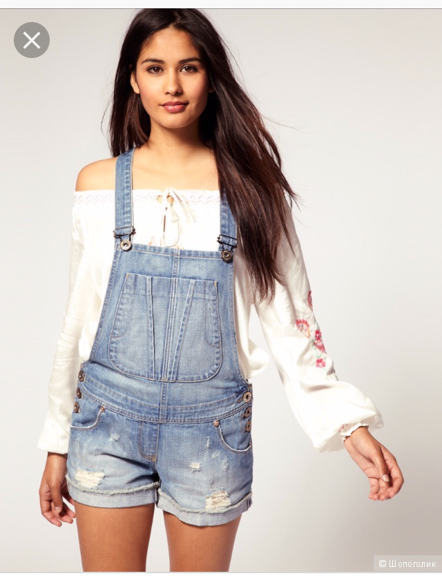 Джинсовый комбинезон River Island 44р