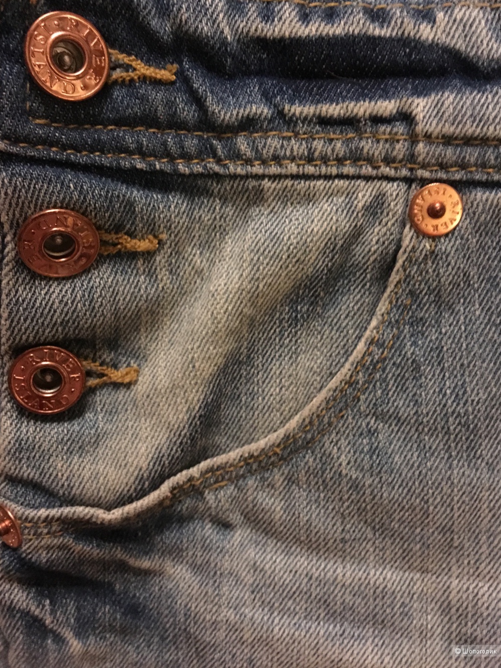 Джинсовый комбинезон River Island 44р
