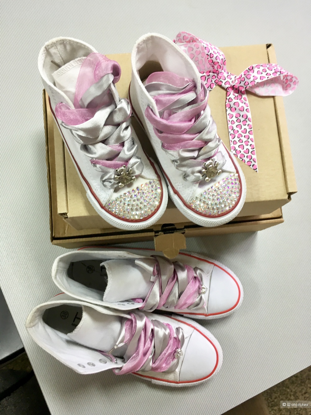 Сет из кед фэмили лук Converse All Star,  38 и 8 детский