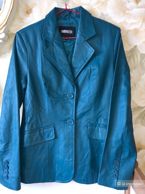 Кожаный пиджак METROSTYLE,44-46