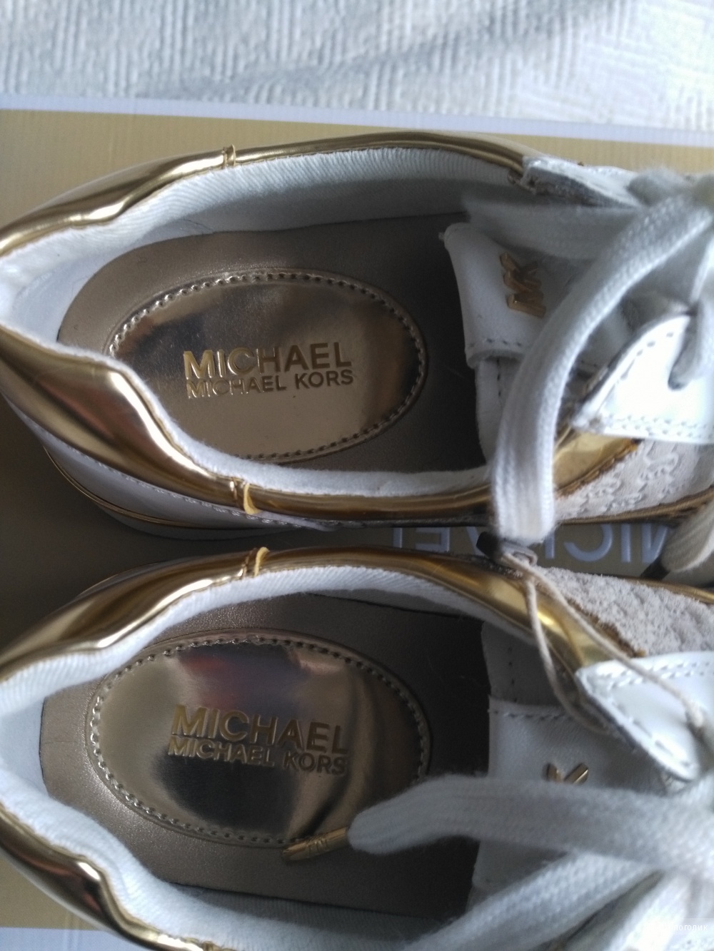 Кожаные кроссовки Michael Kors, US9.5; 40,5 размер