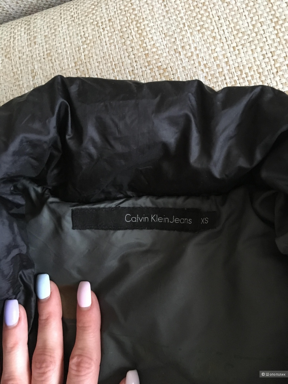 Пуховое пальто Calvin Klein Jeans, размер хs