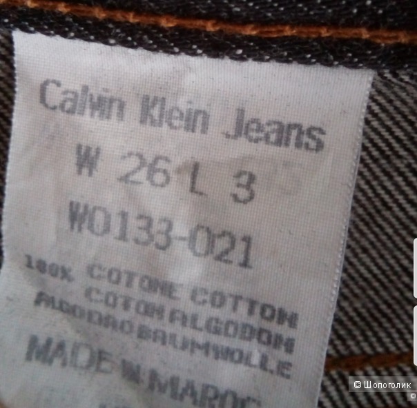 Джинсы, мом Calvin Klein, размер 26