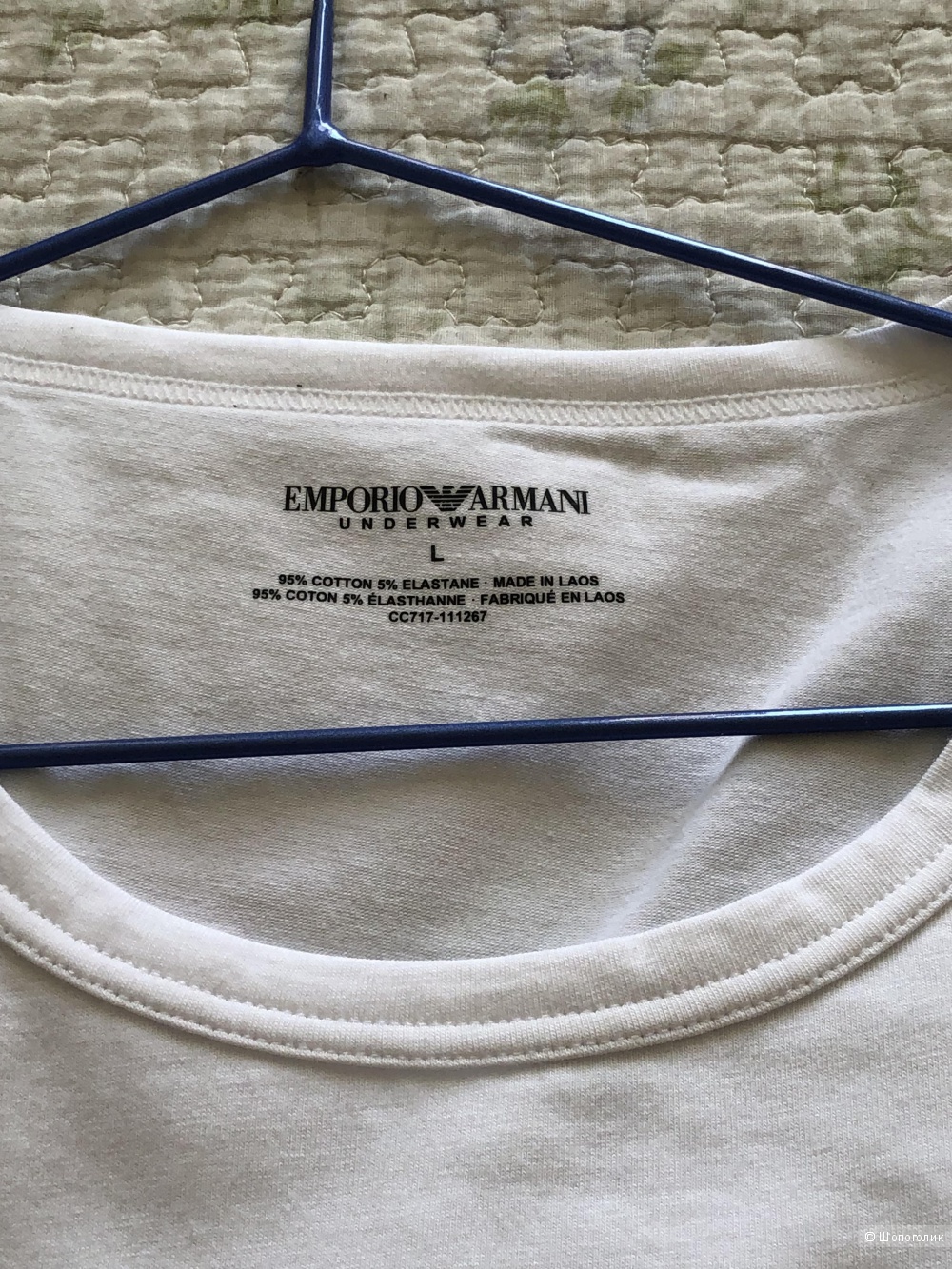 Комплект из двух мужских футболок EMPORIO ARMANI р. L