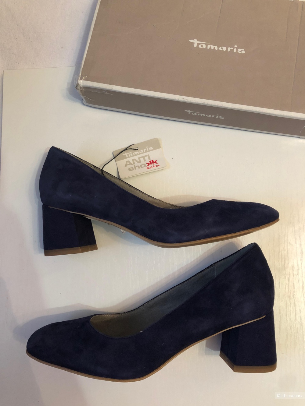 Замшевые туфли Tamaris 39 - 40 р. 26 см
