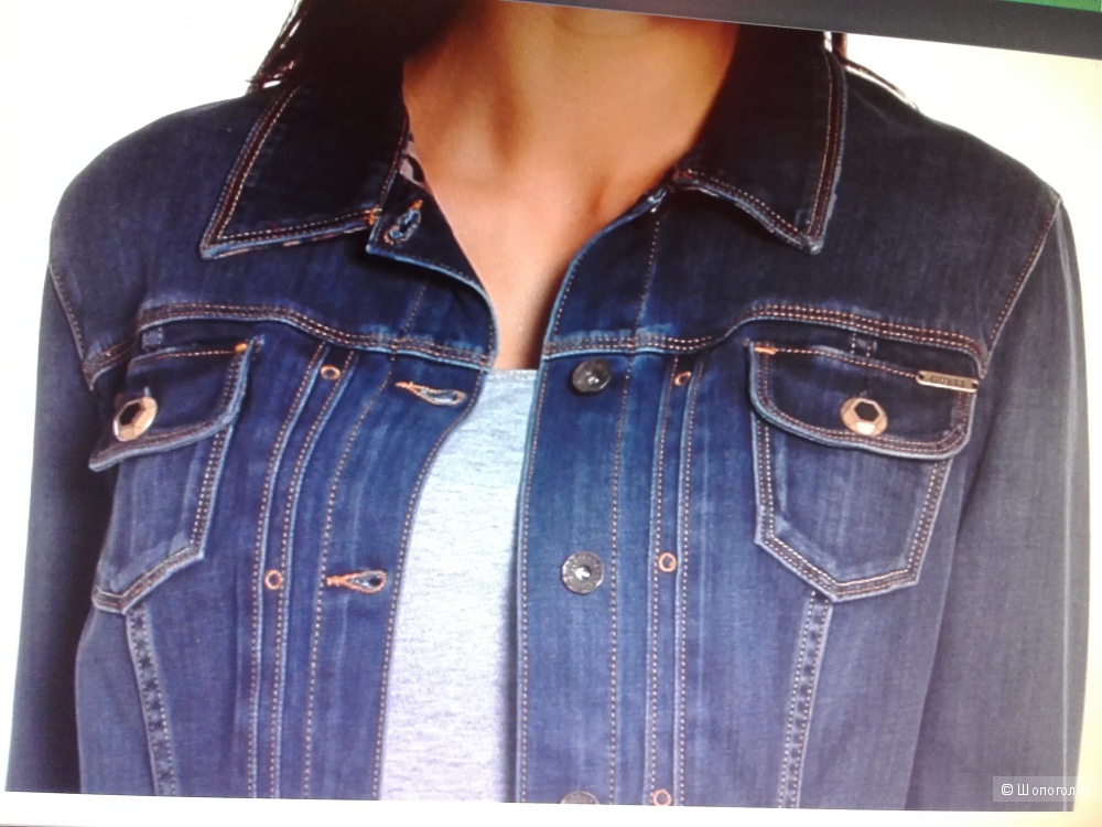 Куртка джинсовая Guess в сером цвете S 42-44