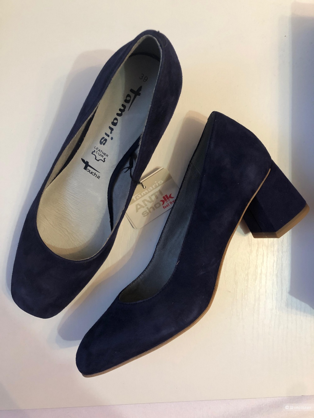 Замшевые туфли Tamaris 39 - 40 р. 26 см