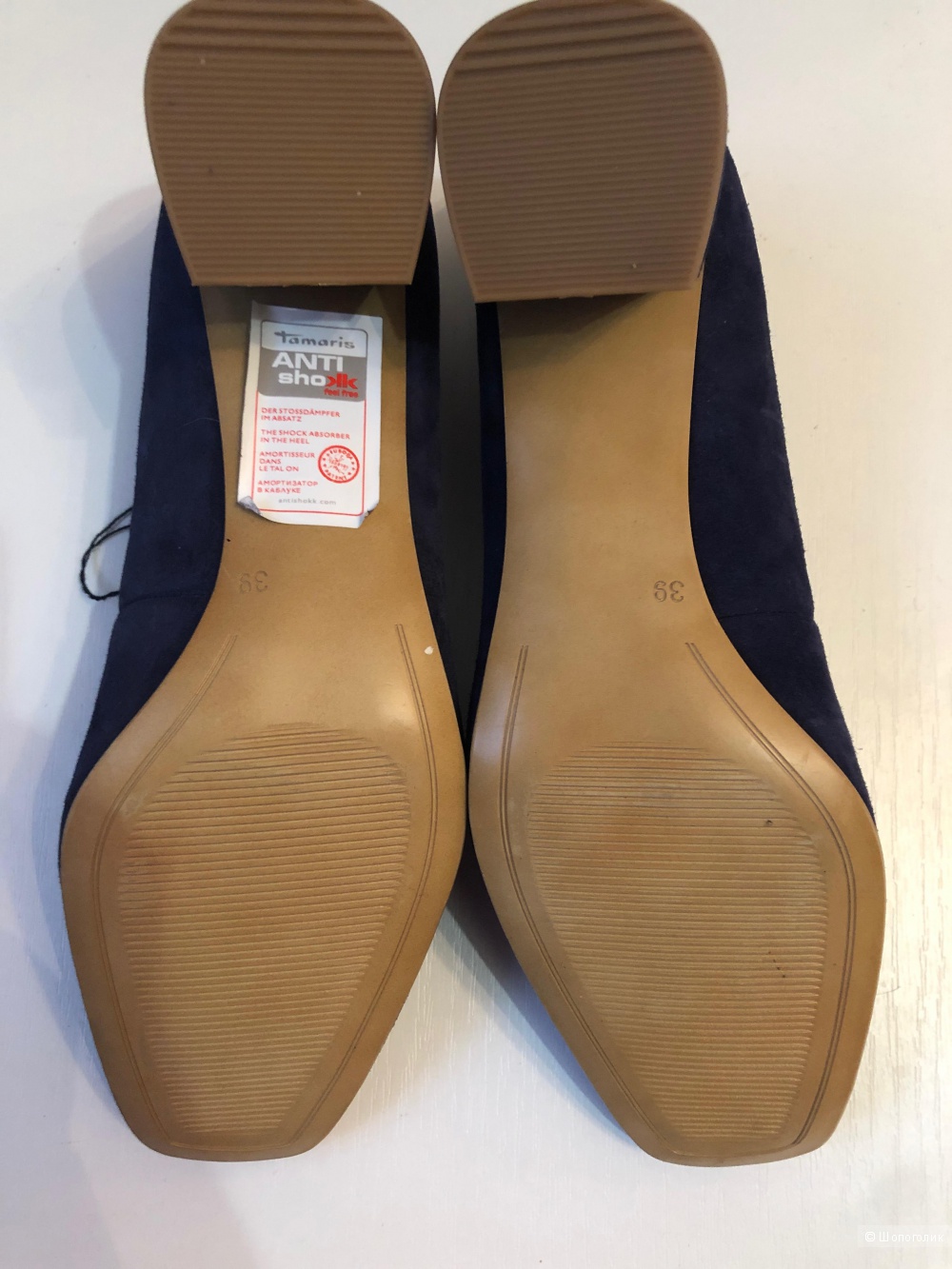 Замшевые туфли Tamaris 39 - 40 р. 26 см