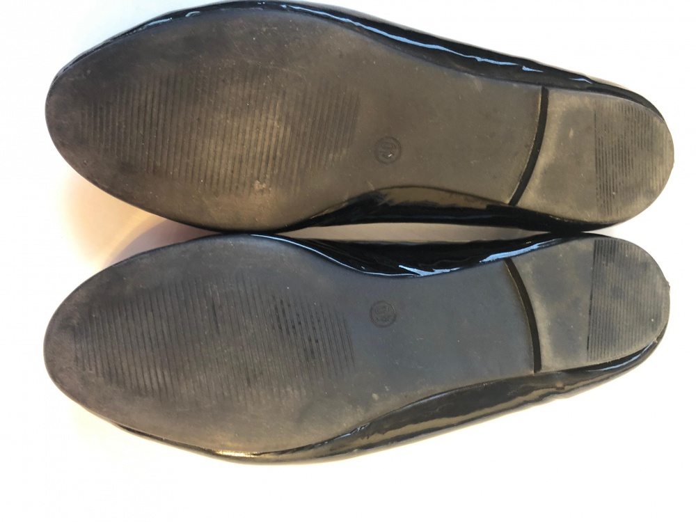 Кожаные балетки 39 - 40 р. 26 см