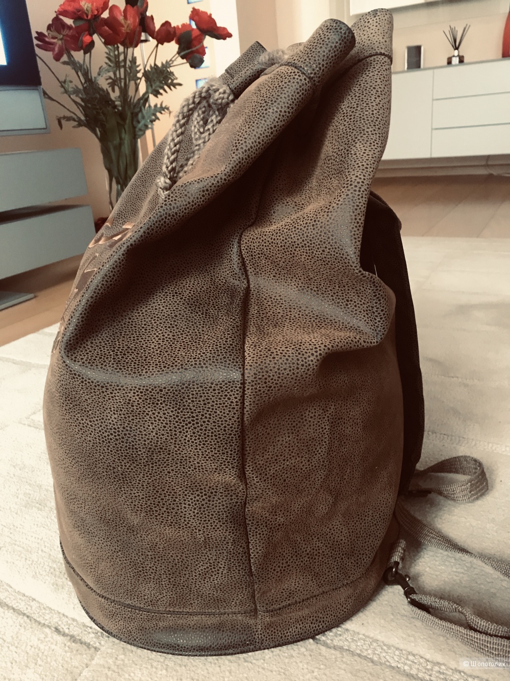 Кожаный рюкзак,CAMEL