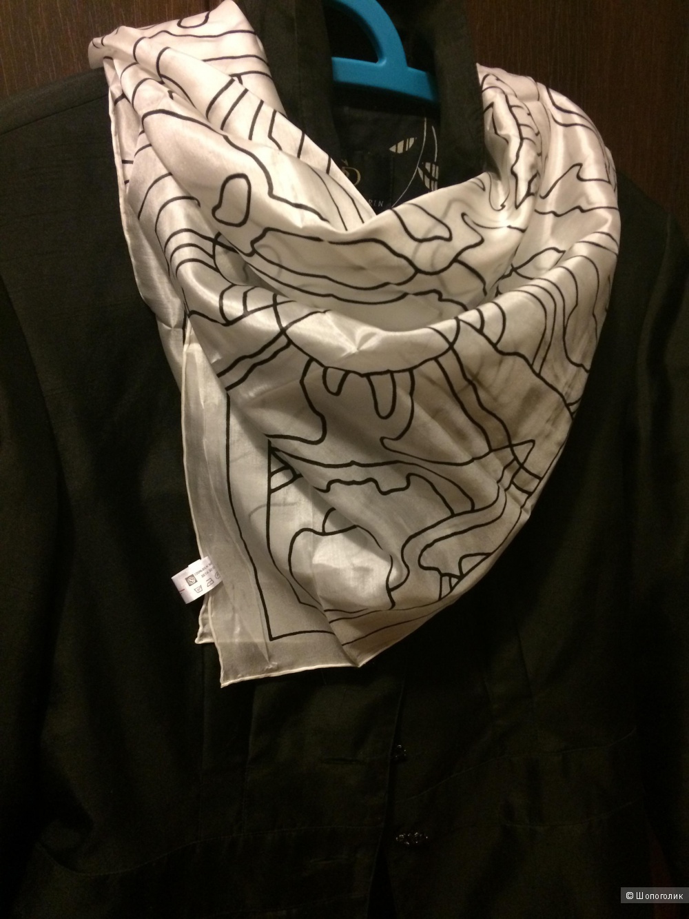 Шелковый шарф платок Meier Seide 85х85