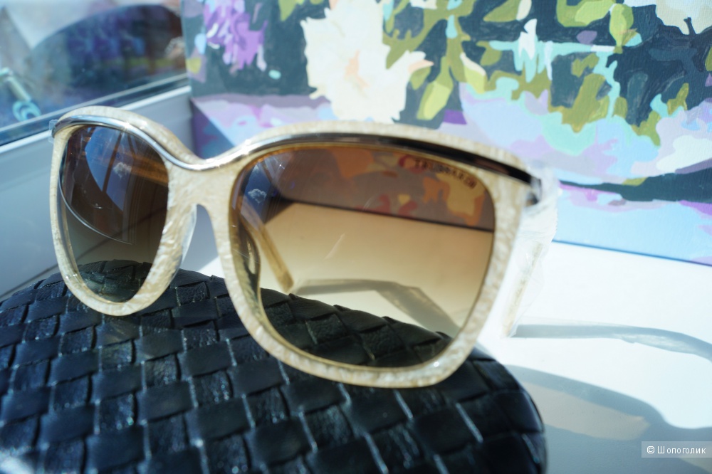 Солнцезащитные очки Trussardi, one size