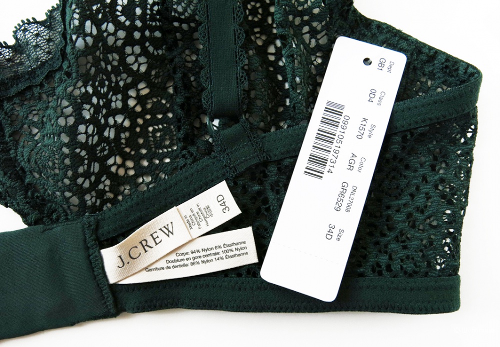 Бюстгальтер J.Crew 34D US (75 C/D)