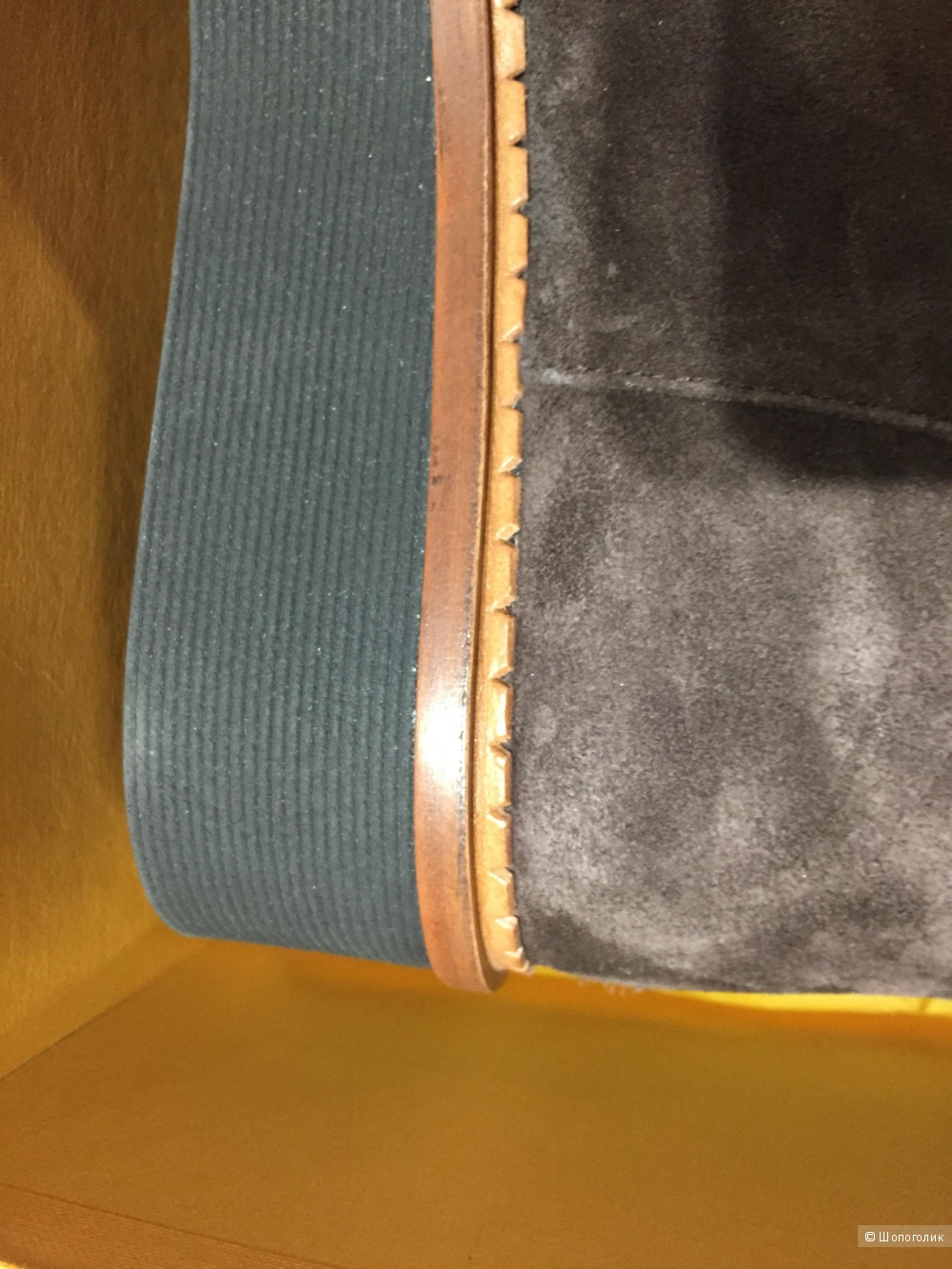TODS замшевые демисезонные сапоги р.38.5
