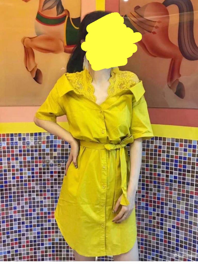 Платье рубашка Gipur, one size