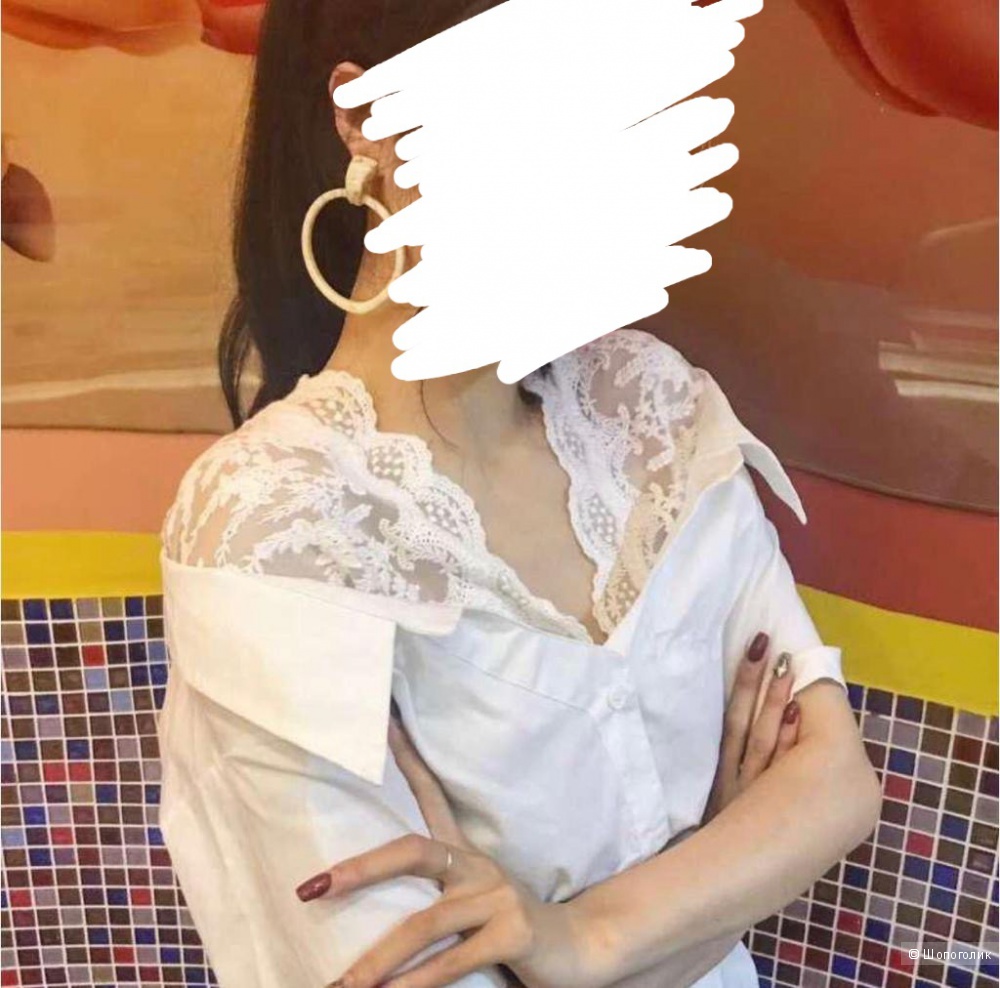 Платье рубашка Gipur, one size