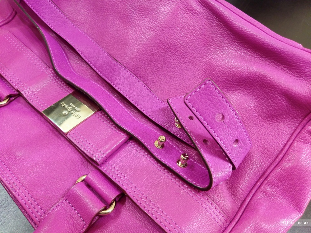 Сумка-тоут женская - Kate Spade Primrose Hill Goldie Bag - Hot Fuschia, medium.