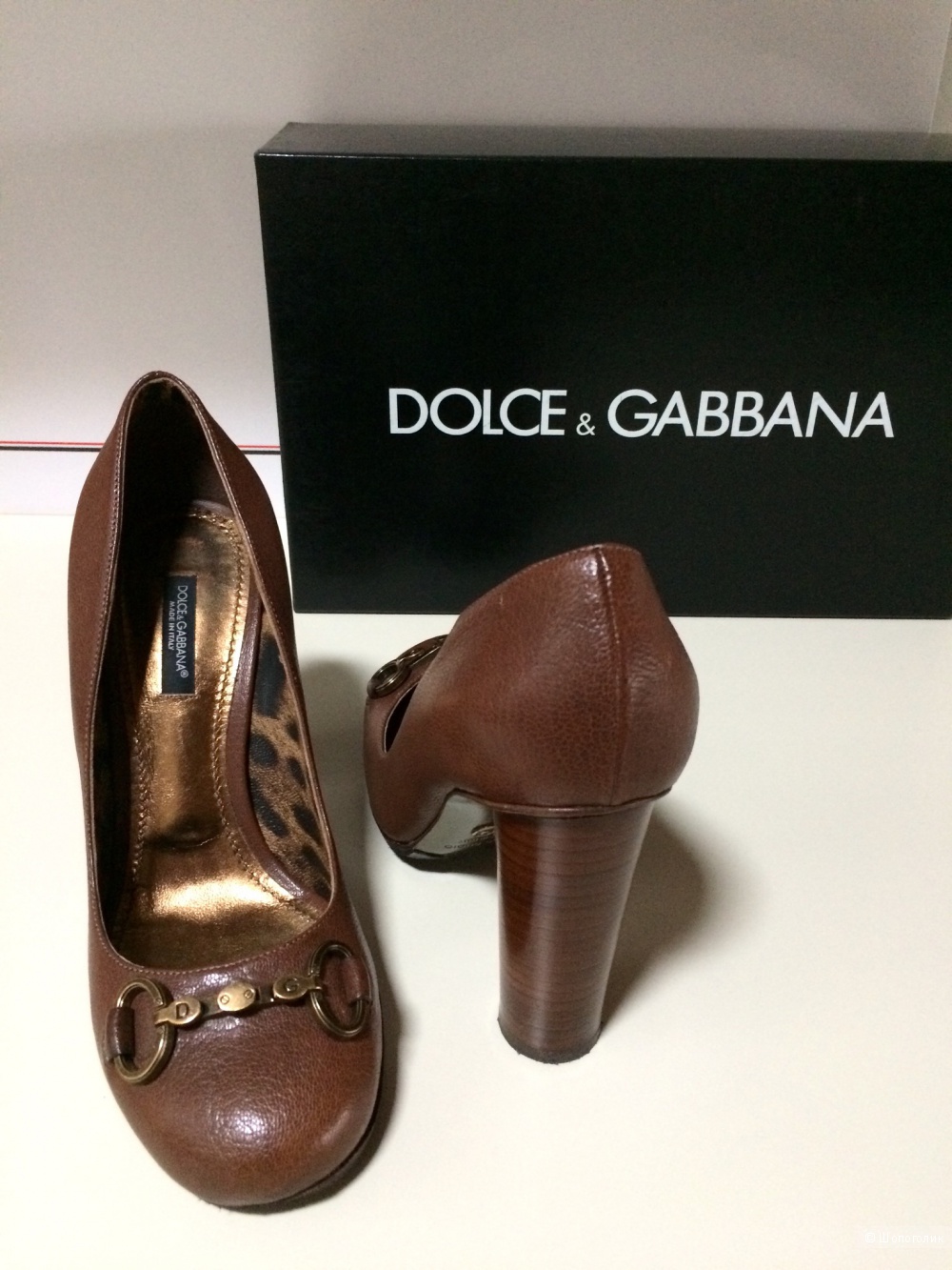 Туфли Dolce &Gabbana р.38 в подарок крем Eucerin