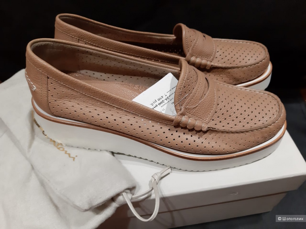 SANTONI женские лоуферы р.40