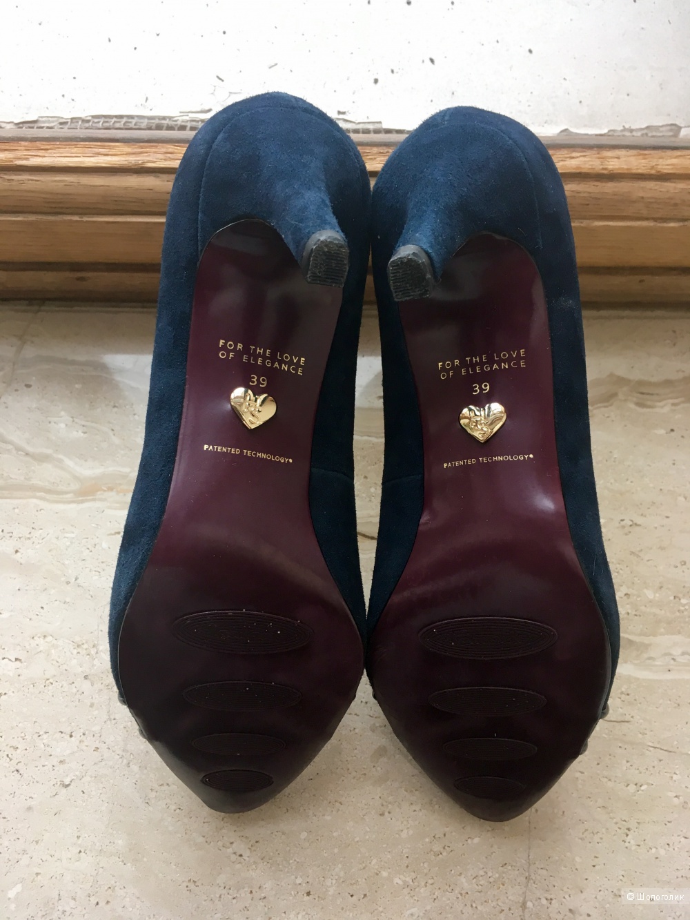 Замшевые туфли Tamaris Heart Sole, 39 размер