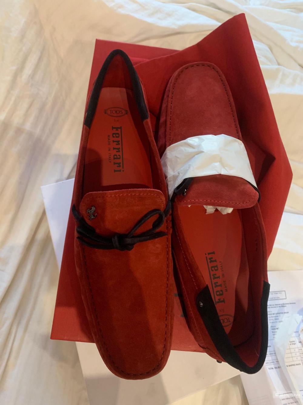 Мокасины TOD'S FOR FERRARI 44.5 ( UK10 1/2)
