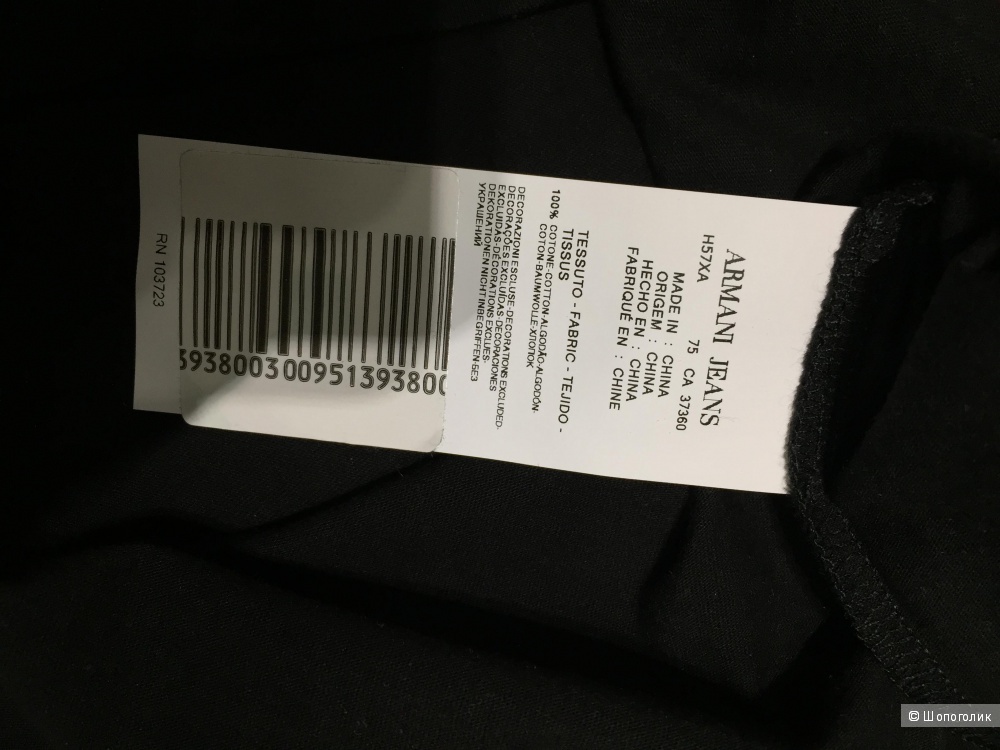 ARMANI женская футболка р.S