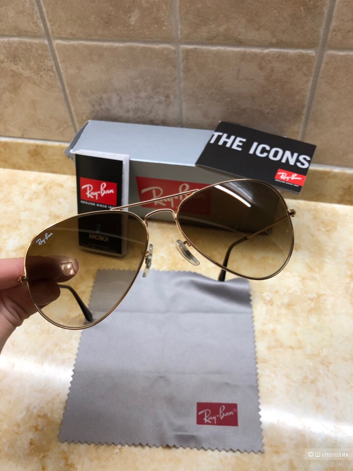 Солнцезащитные очки Ray-Ban авиаторы RB 3025 003/3F