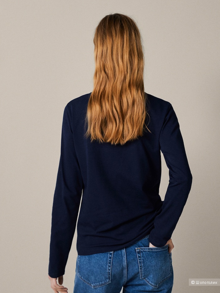 Футболка из хлопка Massimo Dutti S