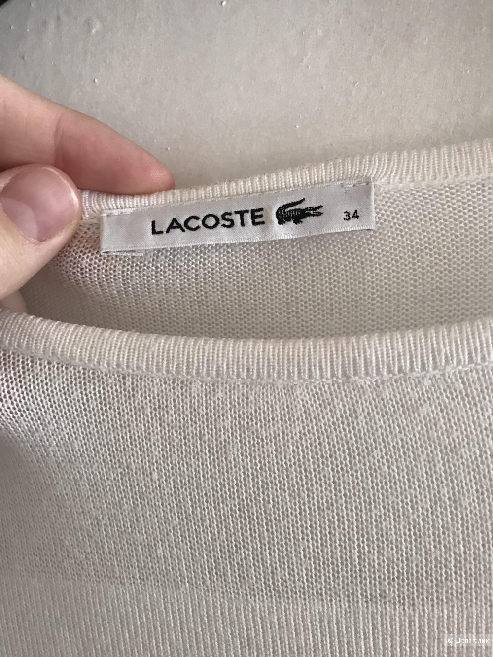 Джемпер  Lacoste 34 размер