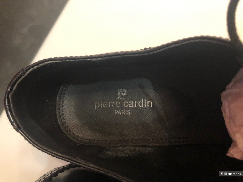 Кожаные Ботинки броги Pierre Cardin 39 - 40 р.