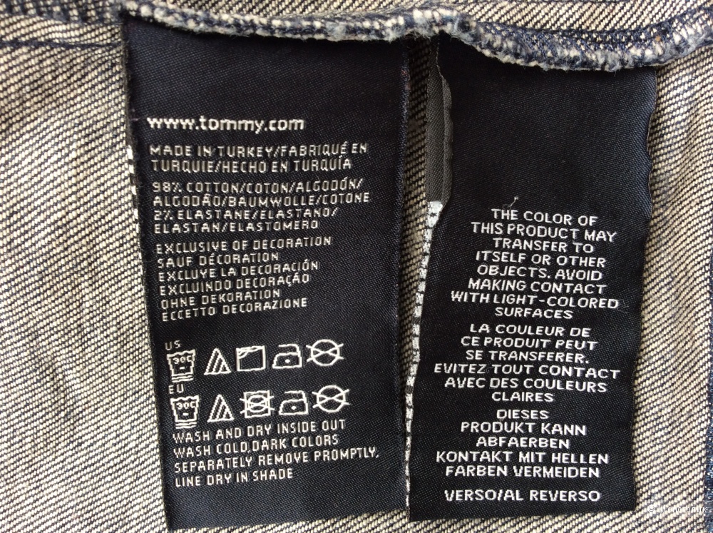 Джинсовая куртка Tommy Hilfiger р.10 (на 42-44-46)