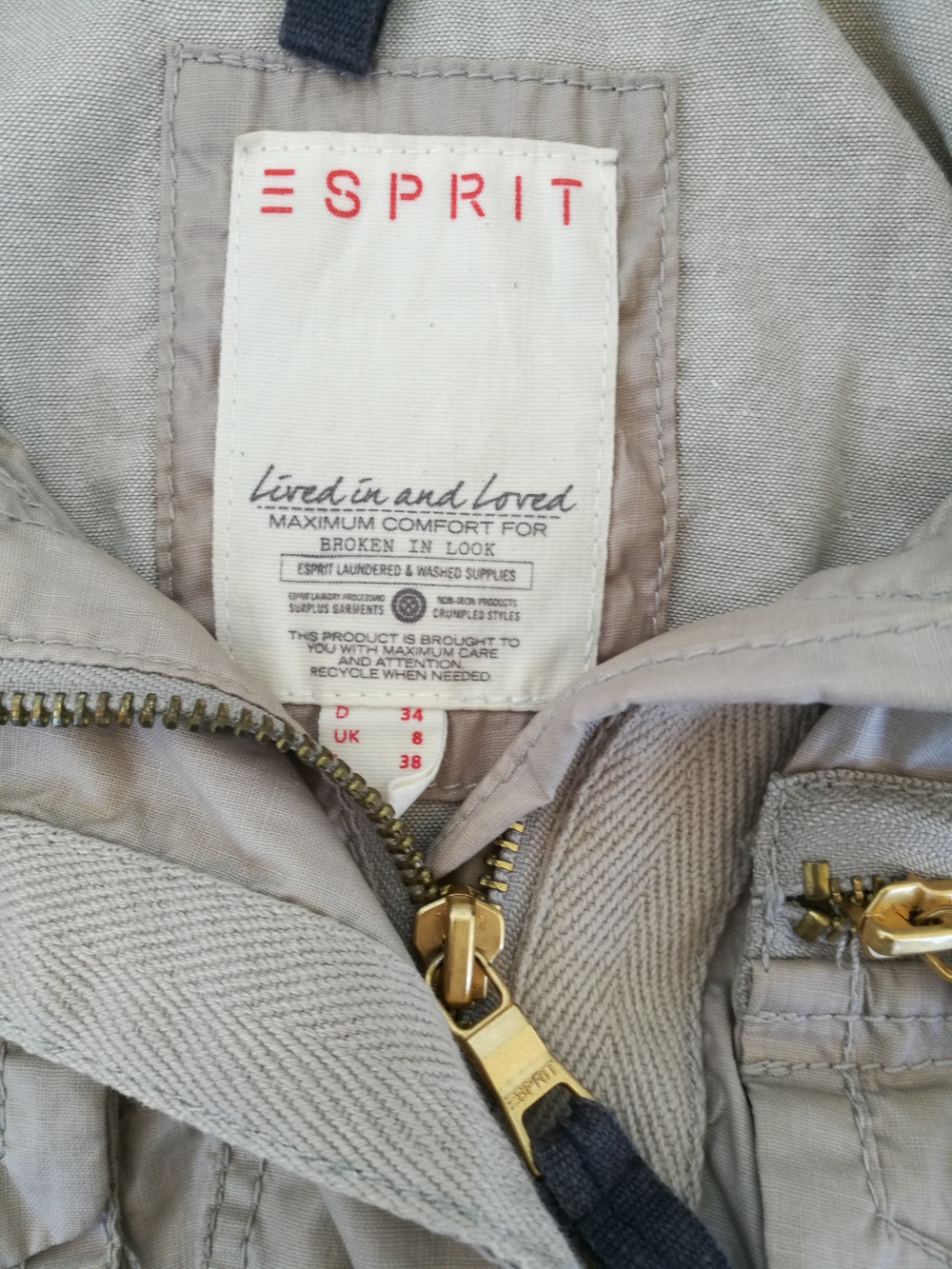 Куртка-ветровка Esprit, размер 40/42.
