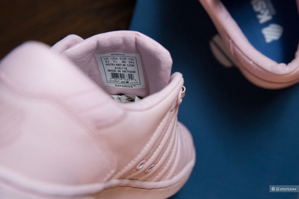Кроссовки кеды K- SWISS размер 7.5 US 5.5UK на 24,5 см