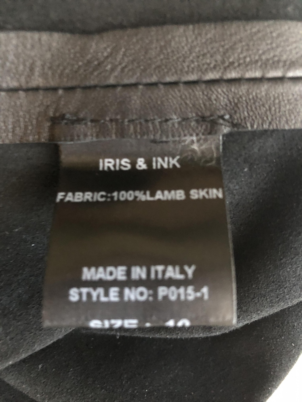 Кожаные брюки Iris & Ink , размер 10 UK ( 44 рос.)