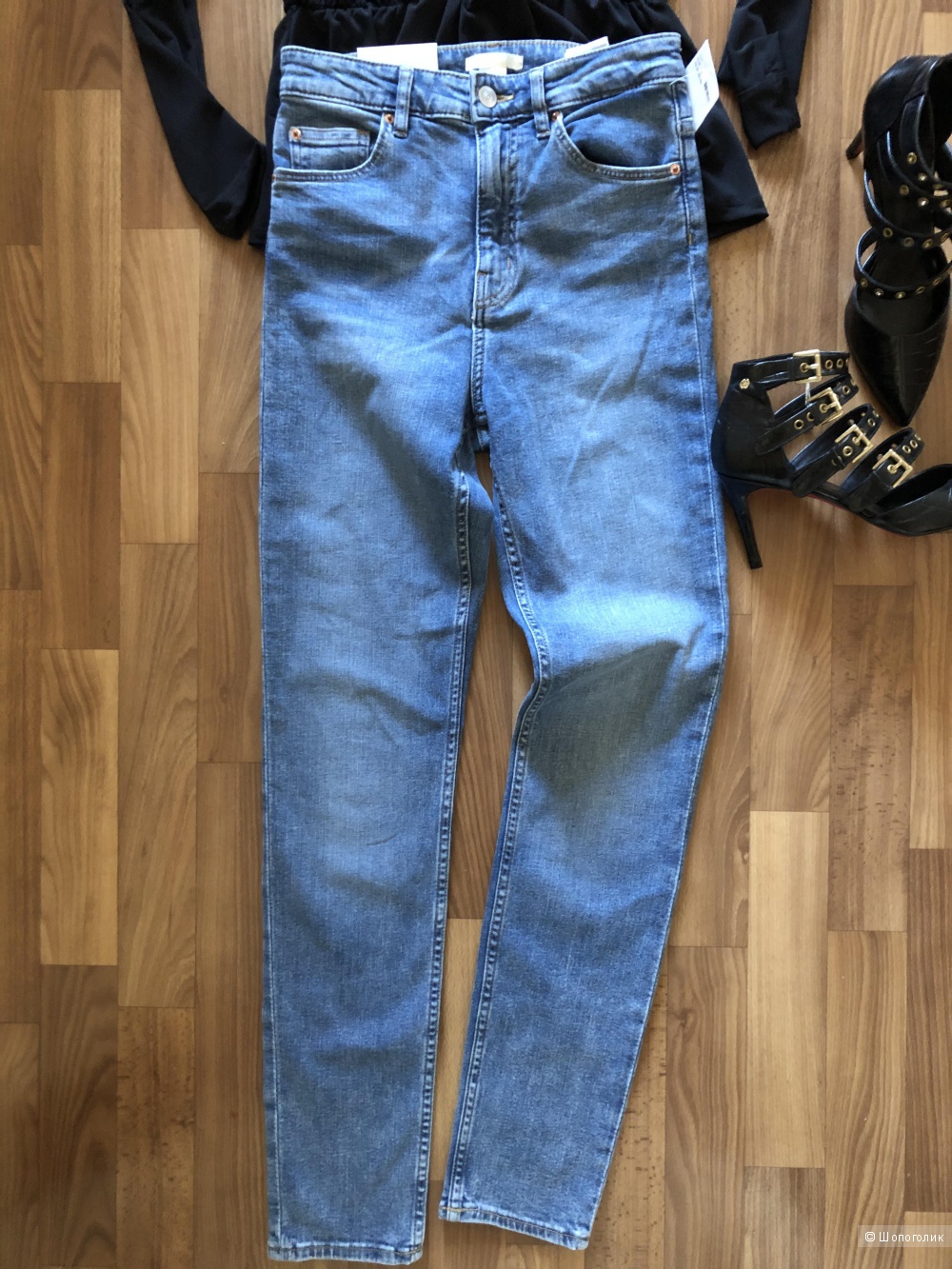 Сет джинсы hm размер 36 и блузка amisu размер м
