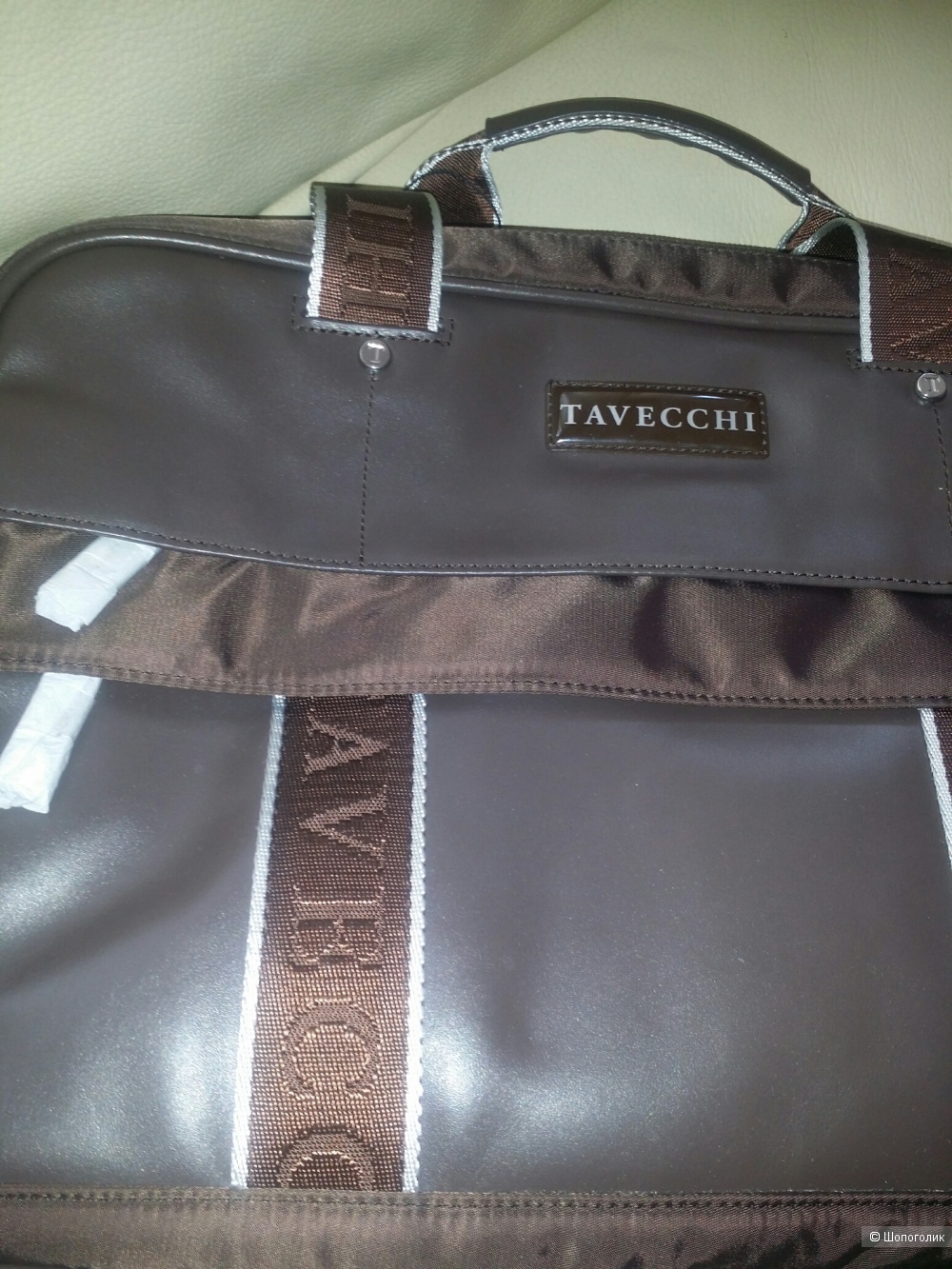 Кожаная сумка Tavecchi Milano, 37 на 27 см