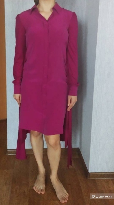 Шелковое платье Sportmax Max Mara, размер М