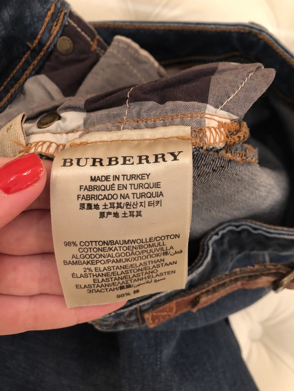 Джинсы Burberry размер 29